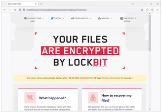 Lockbit: grupo de ransomware volta a atacar mesmo após operação policial